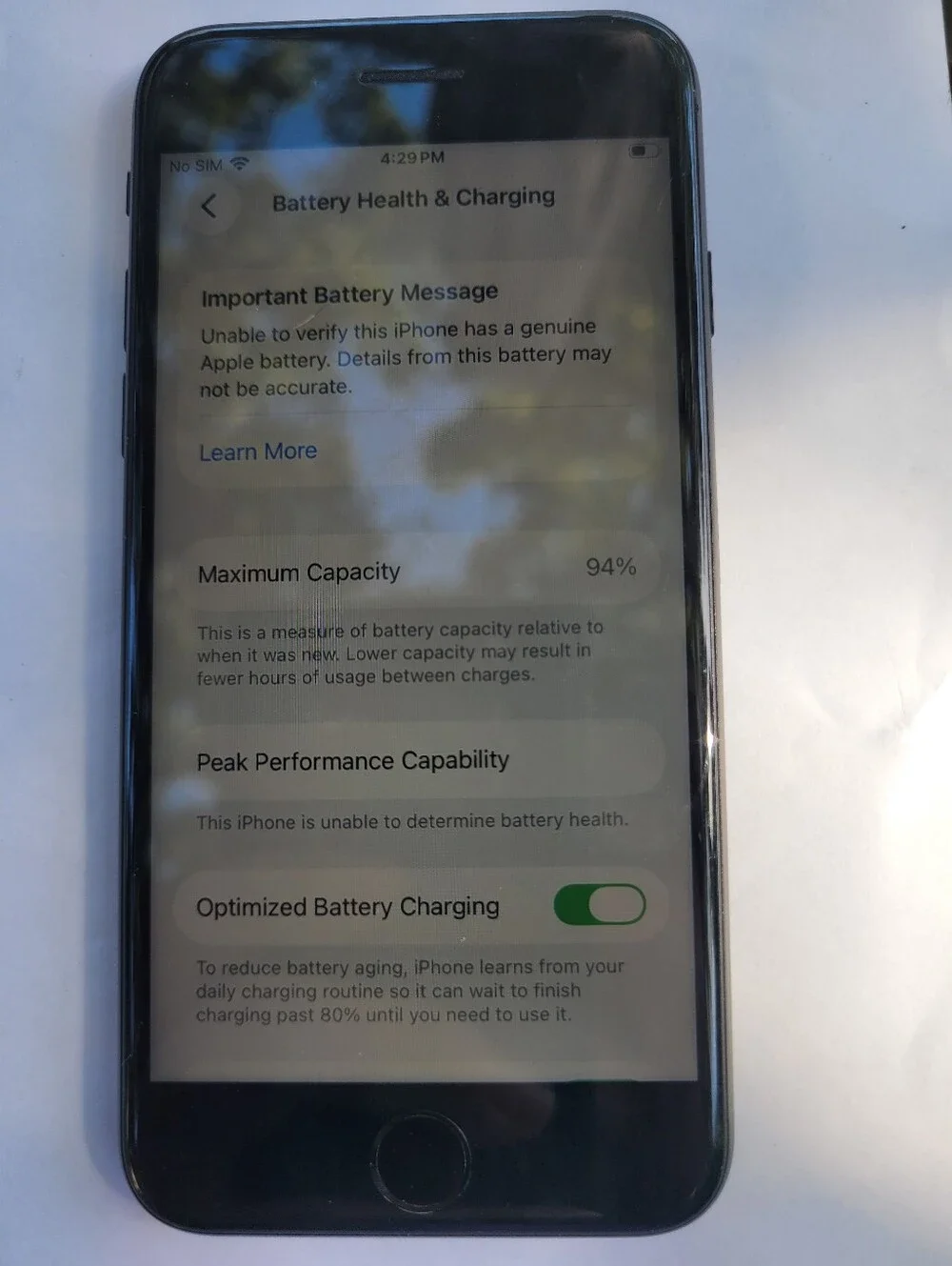 iPhone SE 2nd Gen 256 GB Black ***AJ***